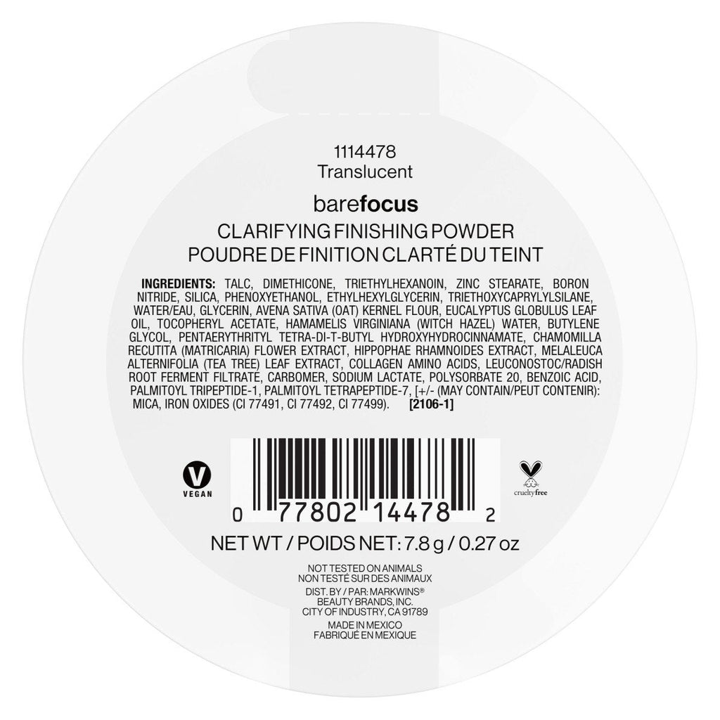 Bare Focus Clarifying Finishing Powder | Translucent
