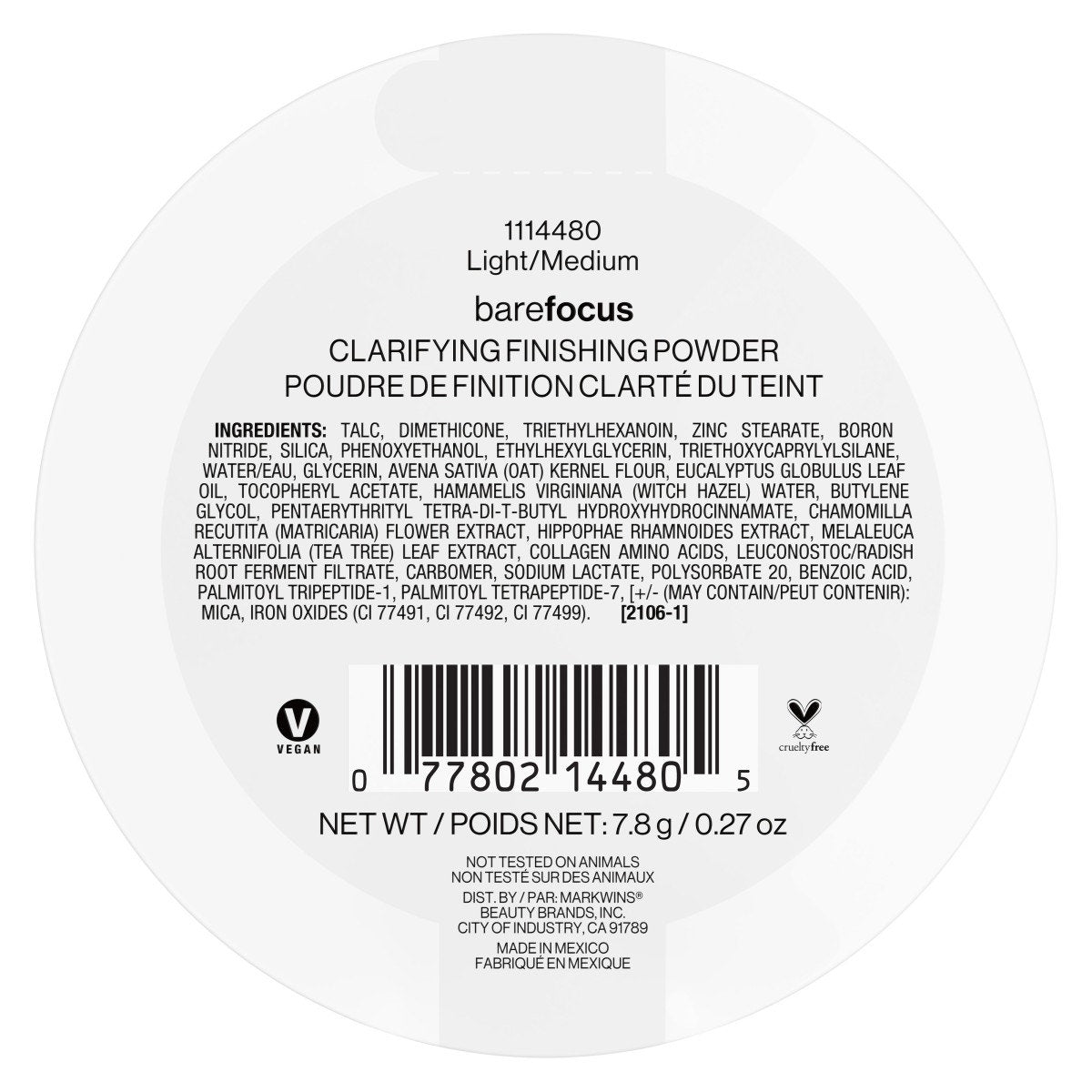 Bare Focus Clarifying Finishing Powder | Light-Medium