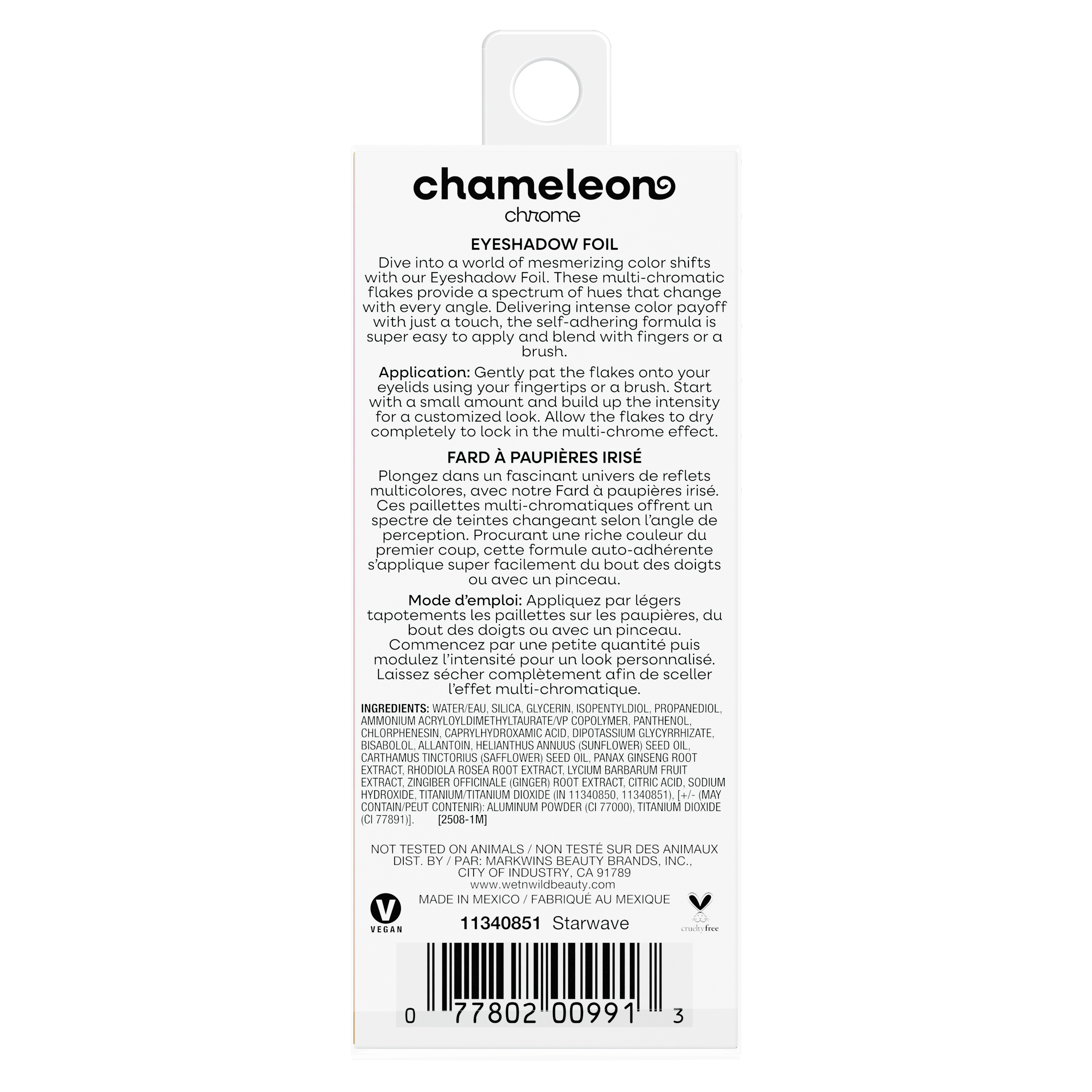 Chameleon Chrome Eyeshadow Foil | Starwave