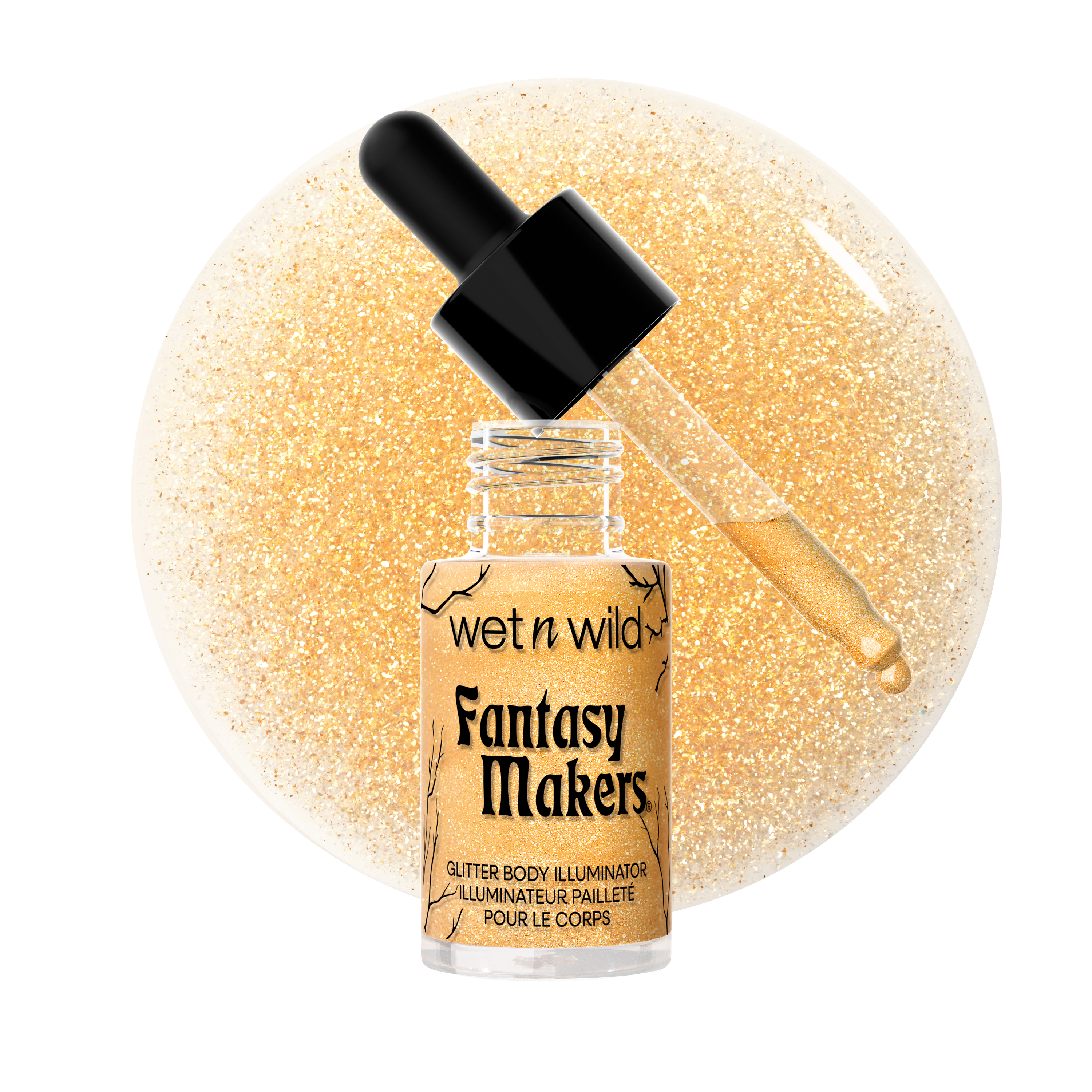 GLITTER BODY ILLUMINATOR | FOUNTAIN OF GOLD