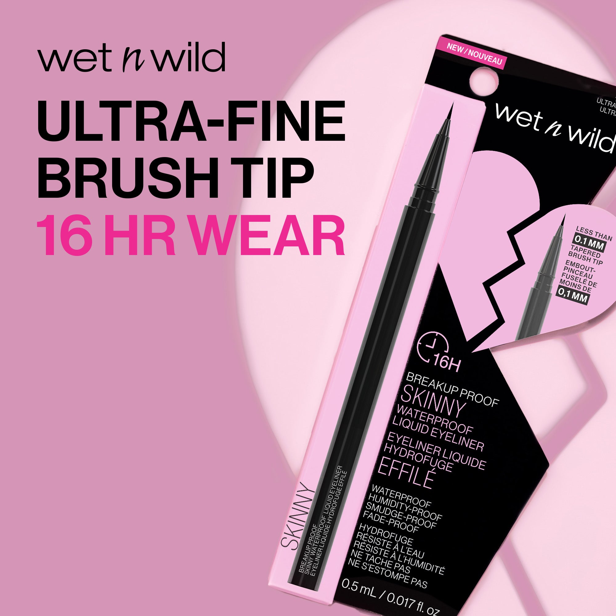 Breakup Proof Skinny Waterproof Liquid Eyeliner