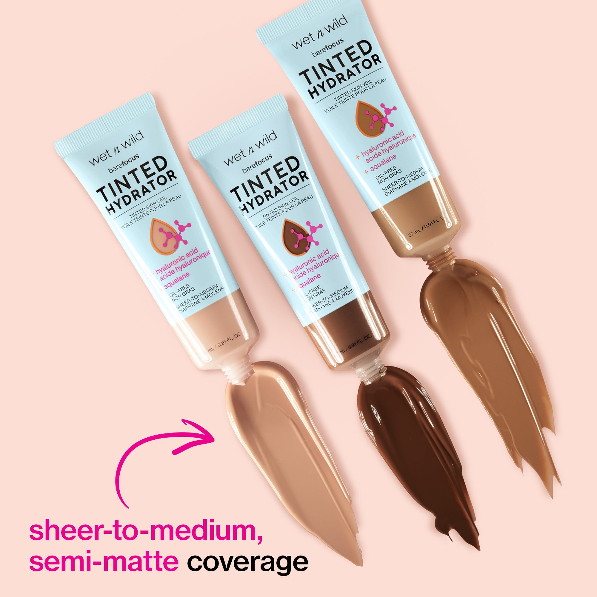 Bare Focus Tinted Hydrator Tinted Skin Veil | Light Medium