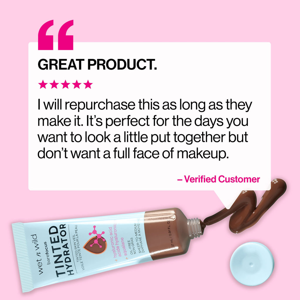 Bare Focus Tinted Hydrator Tinted Skin Veil | Tan Medium Deep