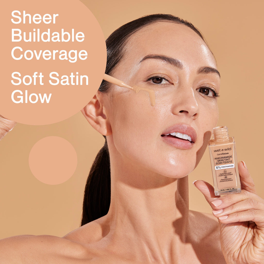 Bare Focus Niacinamide Skin Tint | Amber Beige