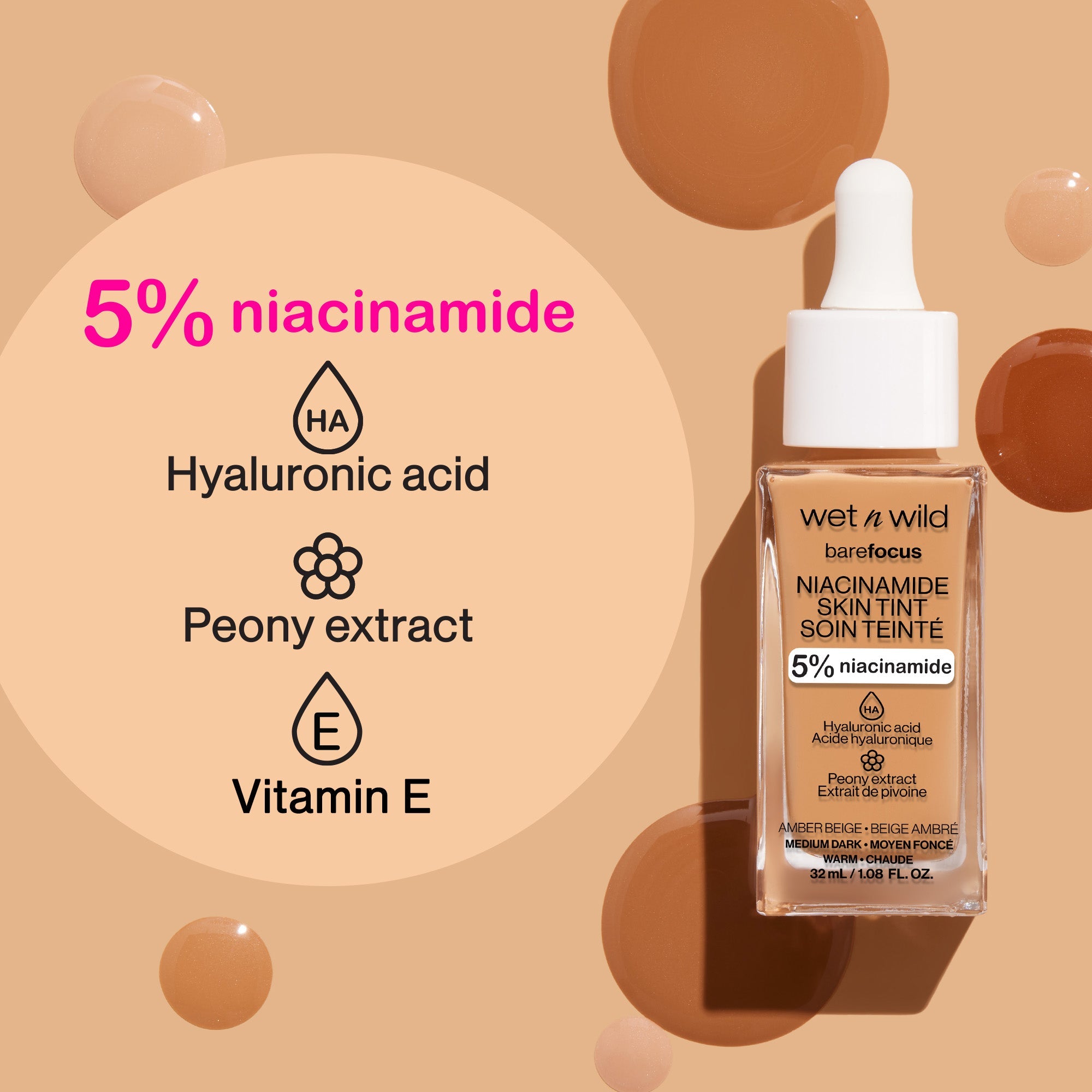 Bare Focus Niacinamide Skin Tint | Mocha